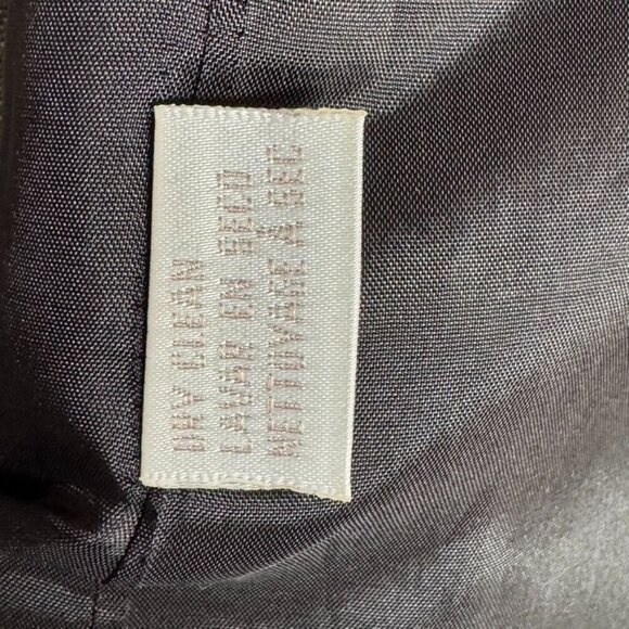 Jones New York 100% Silk Gray Tweed Button Front Vest Sleeveless Top Size 12 - Picture 9 of 9